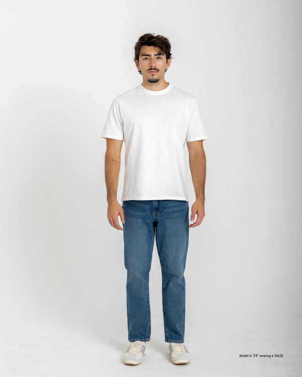 Standard Straight Jeans for Shorter Men