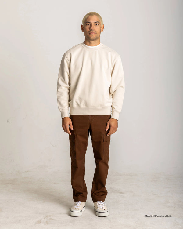 Brown Cargo Pants for Shorter guys Front