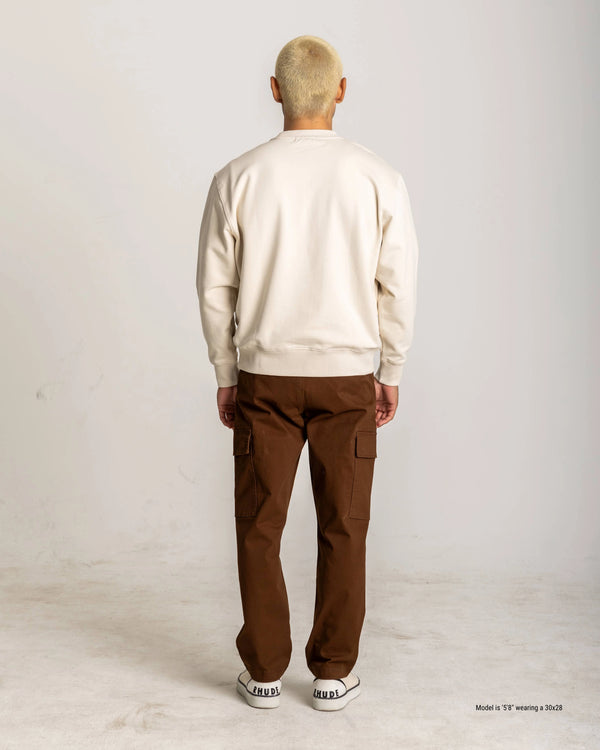 Brown Cargo Pants for Shorter guys back
