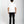 Load image into Gallery viewer, Slim chino for shorter man in black back