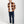 Load image into Gallery viewer, 5'8" Man wearing a plaid shirt, white t-shirt, blue jeans, and white sneakers on a white background