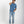 Load image into Gallery viewer, Short Man wearing a blue t-shirt and light blue jeans on a white background