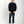 Load image into Gallery viewer, Short Man wearing a black sweater and blue jeans on a white background