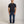 Load image into Gallery viewer, straight fit jeans for short men dark wash front