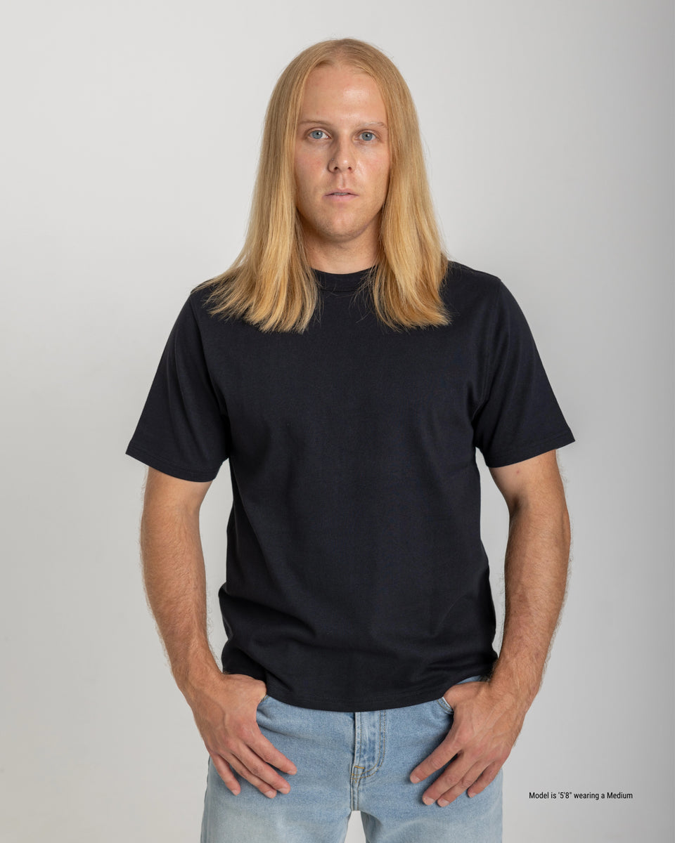 Heavyweight Tee for Shorter Men Abbreviated Apparel