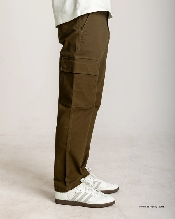 Straight Fit Cargo Pants for Shorter Men