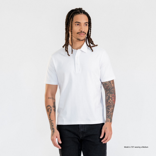 White hot sale polo sale