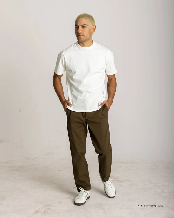 Straight Fit Chino Pants for Shorter Men