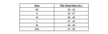 Size Chart - Standard T-shirt for Shorter Men from Abbreviated