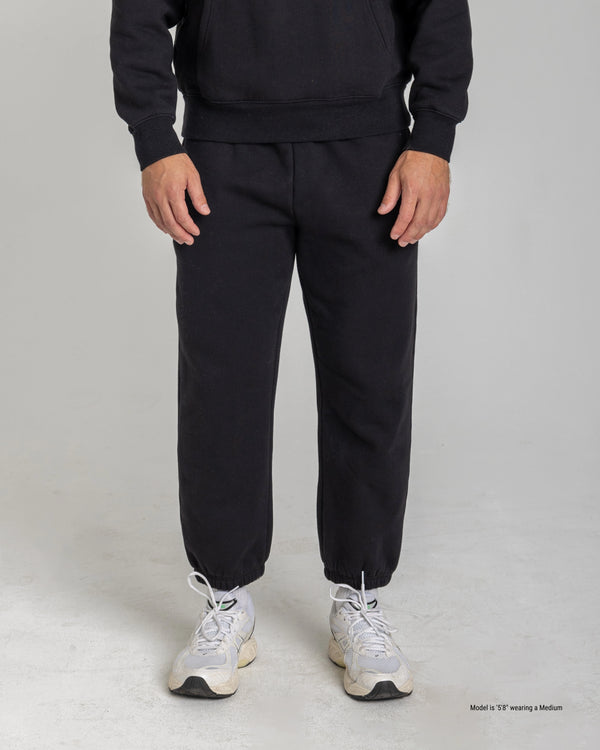 black sweatpants short men front