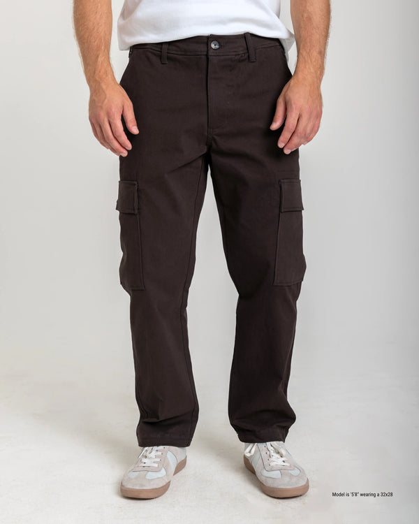 Straight Fit Cargo Pants for Shorter Men Abbreviated Apparel